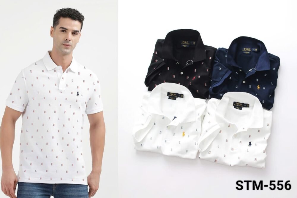 RL Polo Premium Cotton Printed Pique Polo T-Shirt - Image 10