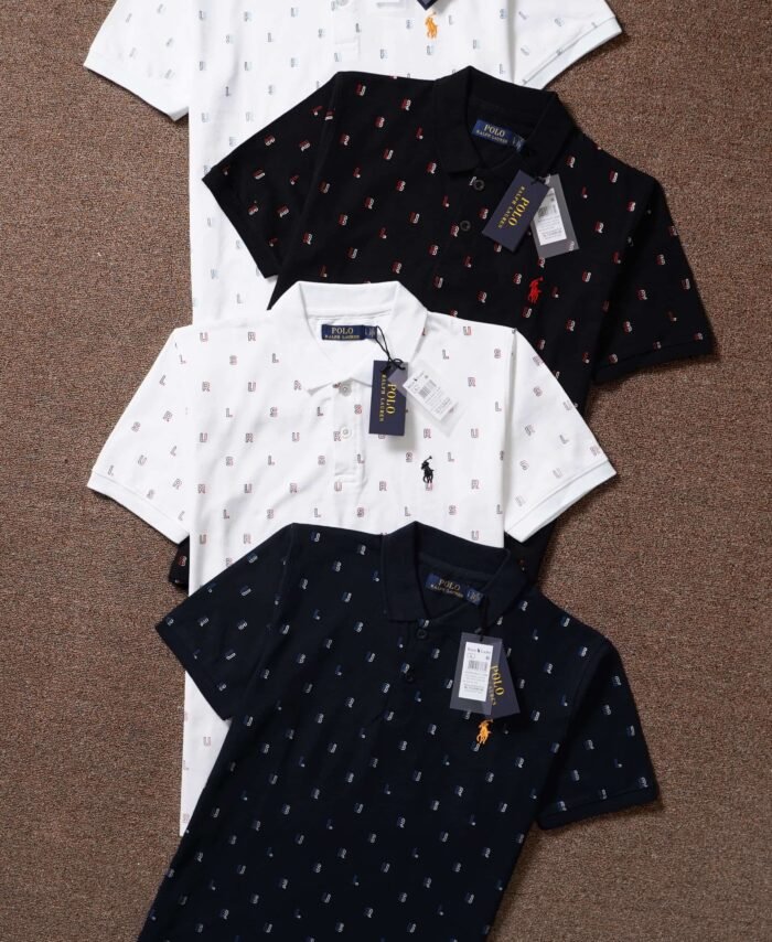 RL Polo Premium Cotton Printed Pique Polo T-Shirt