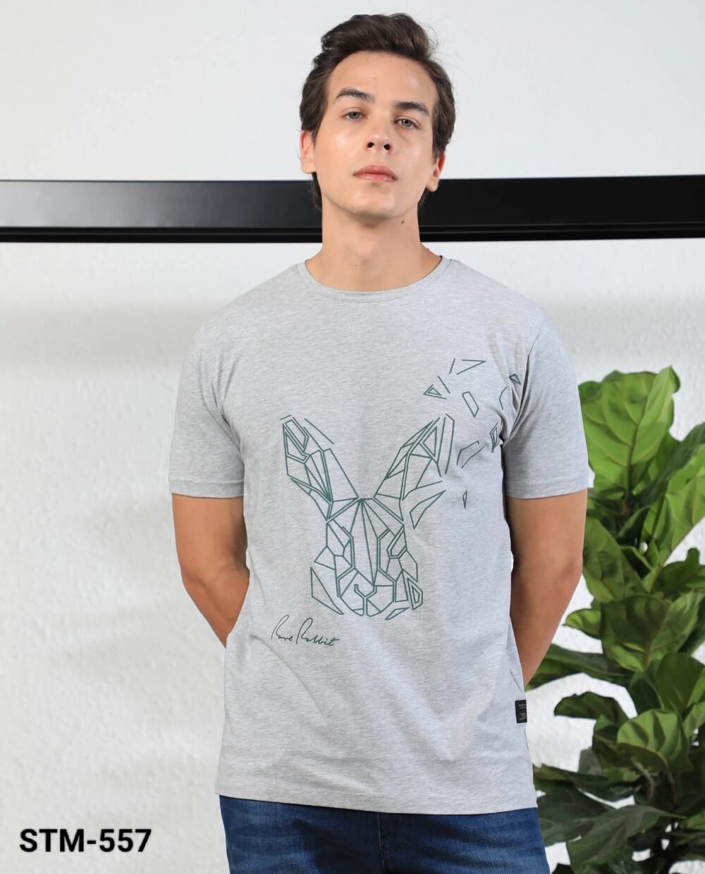 RARE RABBIT COTTON PRINTED ROUND NECK HALF SLEEVE T-SHIRT - Image 6