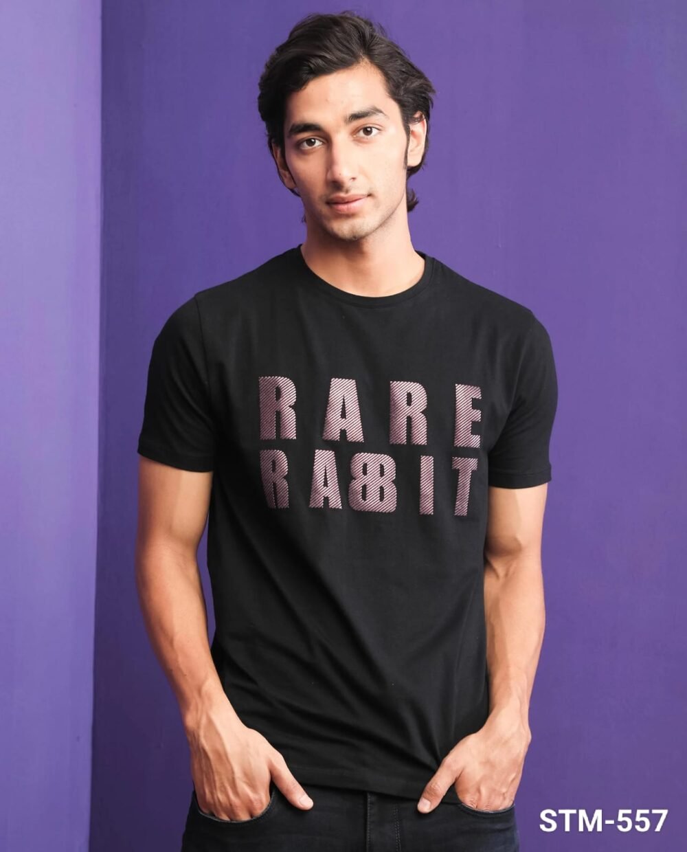 RARE RABBIT COTTON PRINTED ROUND NECK HALF SLEEVE T-SHIRT - Image 8