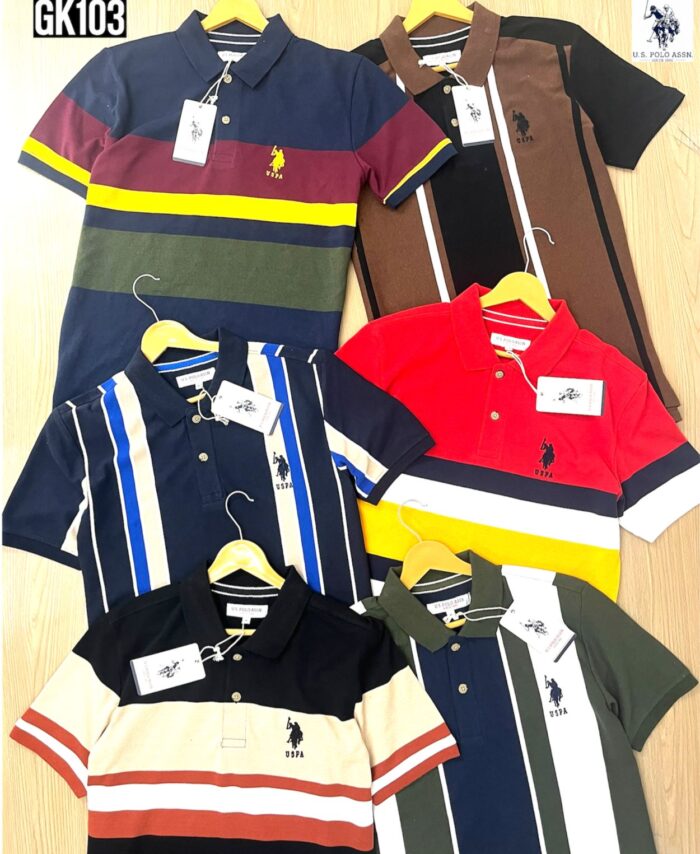 Branded USP Premium Cotton Pique Cut & Sew Chest Embroidery Polo T-Shirt