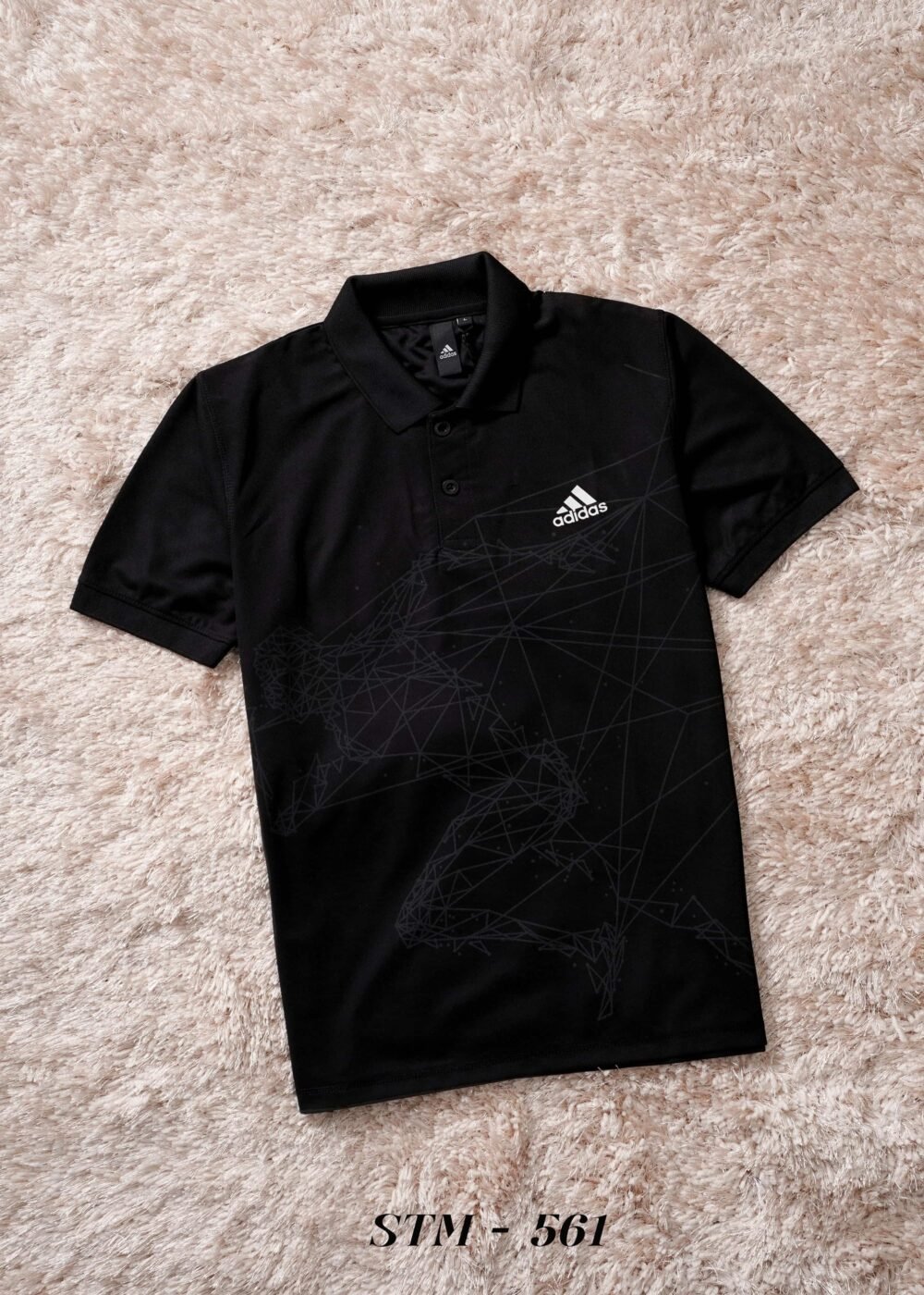 Adidas Printed Mars Sports Pique Polo T-shirt - Image 4