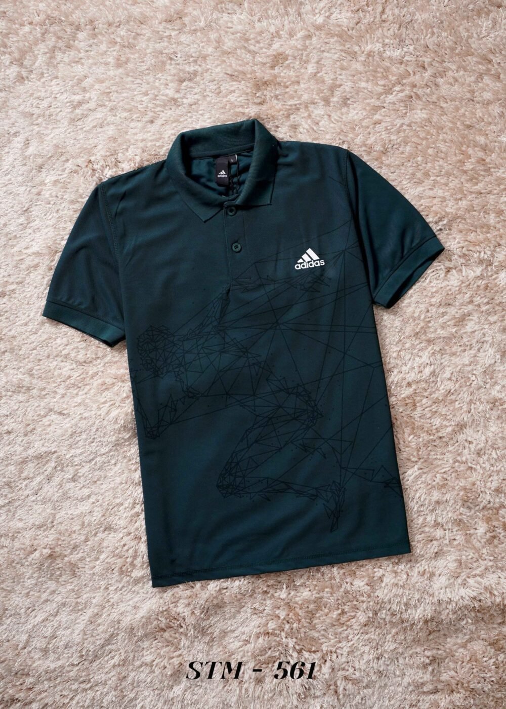 Adidas Printed Mars Sports Pique Polo T-shirt - Image 7