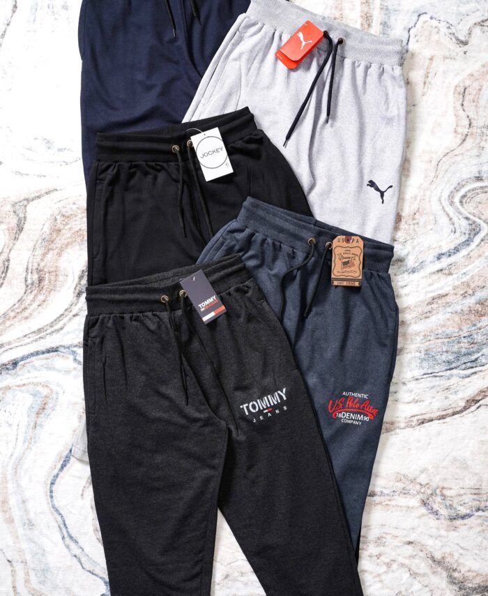 MULTIBRAND PREMIUM QUALITY LOOP KNIT WITHOUT CUFF TRACK PANT