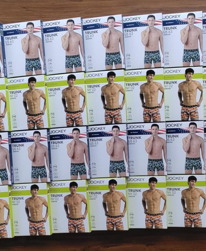 Branded JKY Premium Quality Men's Trunks 3 Pcs Box Pack