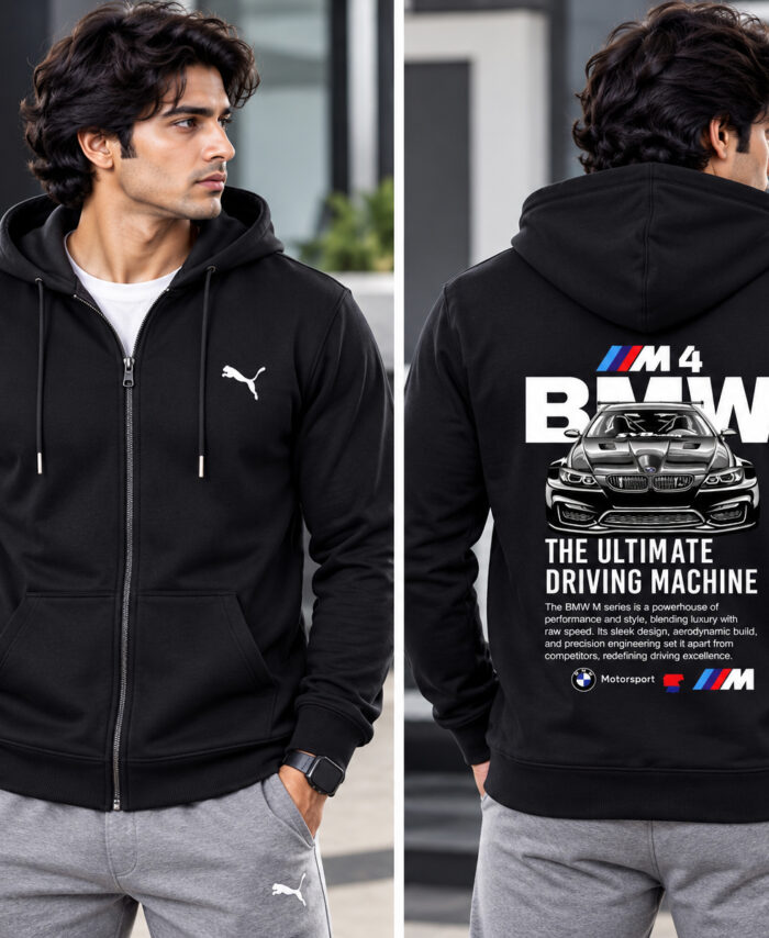 Latest Branded PMA Printed Premium Quality Loop Knit Zipper Hoodies