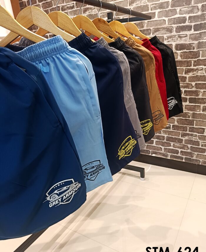 GREY ARMOUR N.S Lycra Sports Shorts Regular Size