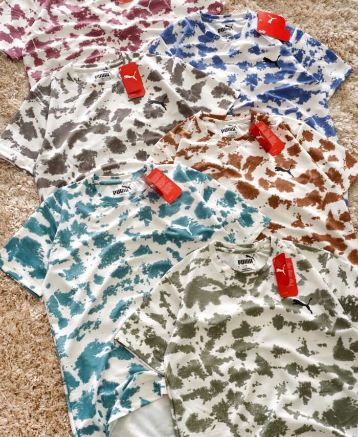 PMA Premium Sports Tie & Dye Lycra Round neck T-shirt