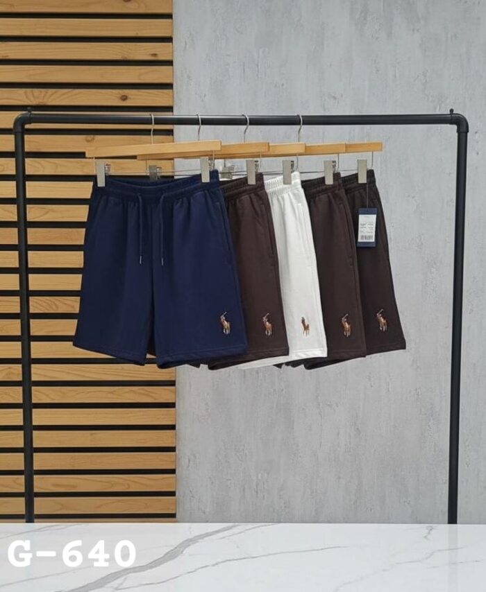 Branded RLPH Premium Pure Cotton Loop Knit Shorts