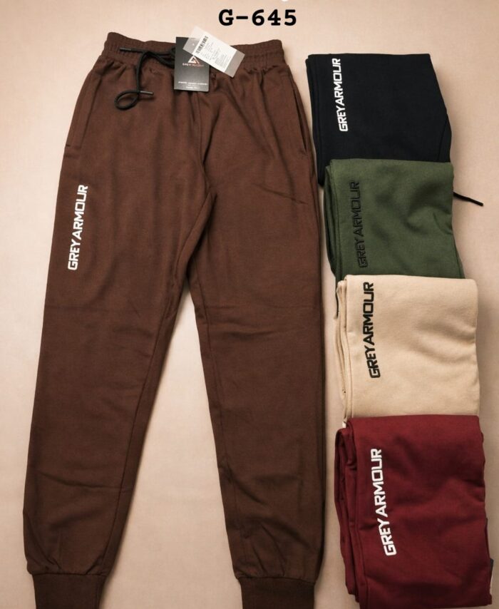 GREY ARMOUR ORIGINAL COTTON WITH CUFF TRACK PANT