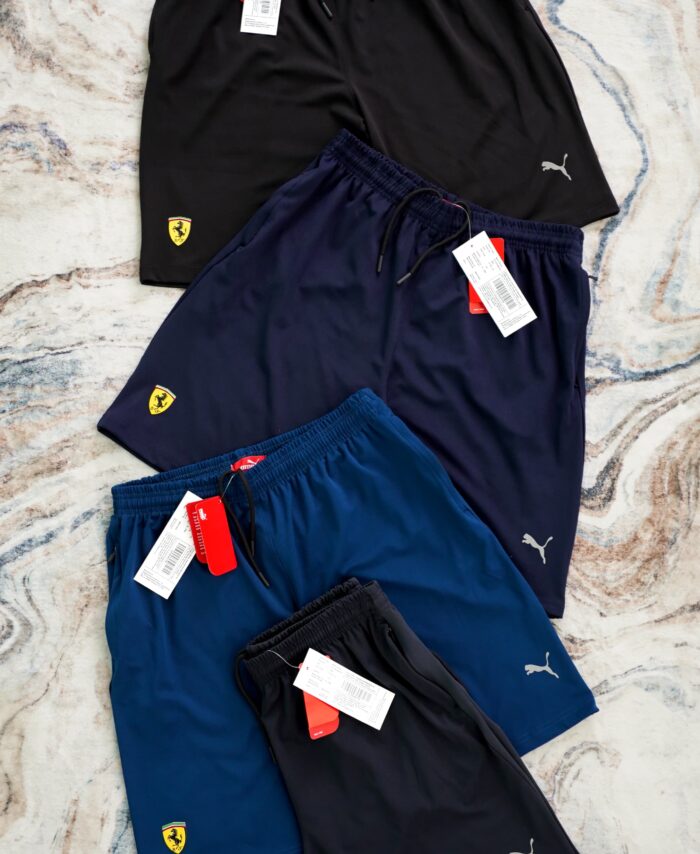 Branded PMA FERRARI Sports 4 Way Lycra Shorts - Plus Size [BIG SIZE]