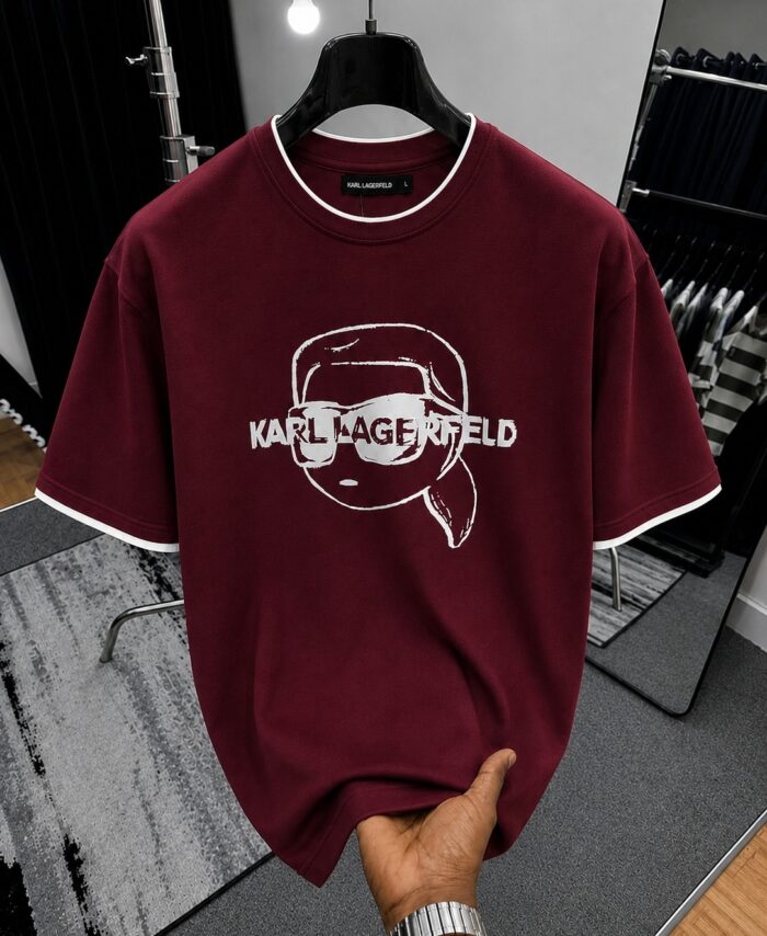 KARL PREMIUM POLYESTER OVER SIZED T-SHIRT HALF SLEEVE