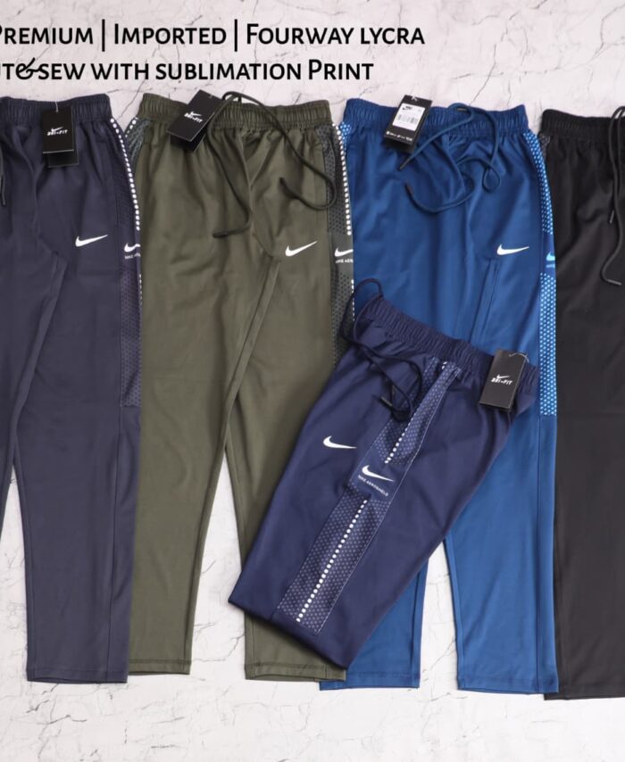 NKE PREMIUM BUTTER LYCRA SPORTS WITHOUT CUFF TRACK PANT