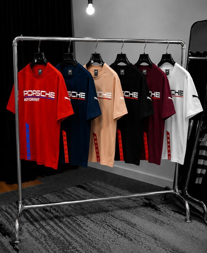 BRANDED PMA PORCHE PURE COTTON OVER SIZED T-SHIRT HALF SLEEVE