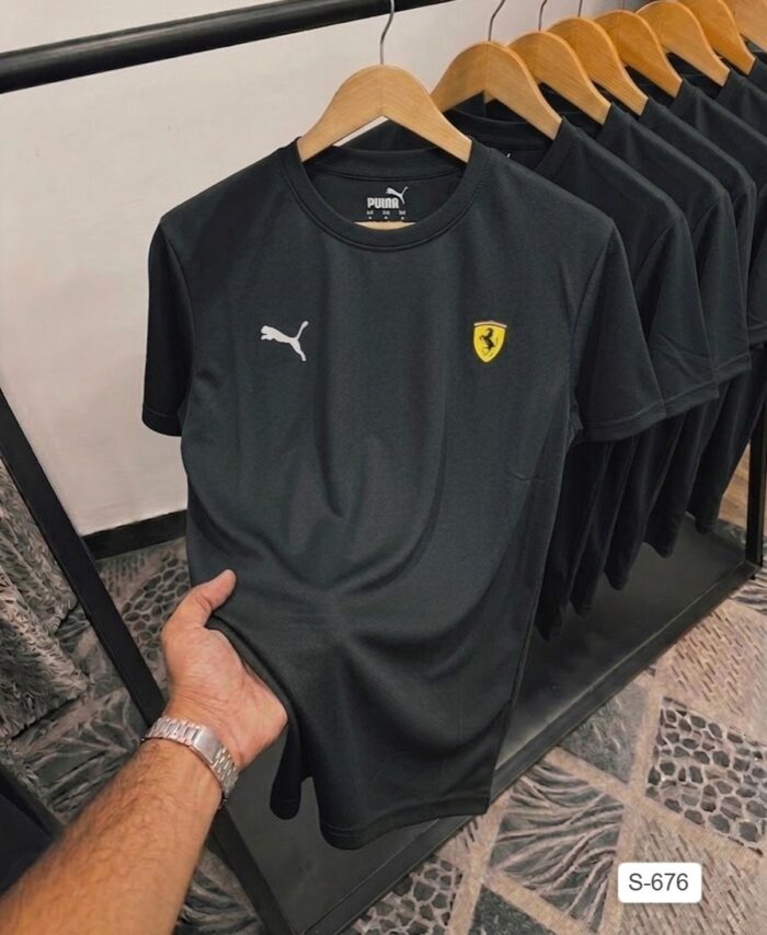 PMA FERRARI Dry Fit Sports Round neck T-shirt