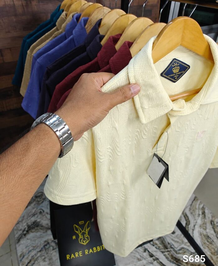 Branded RR Jacquard Sports Polo T-shirt