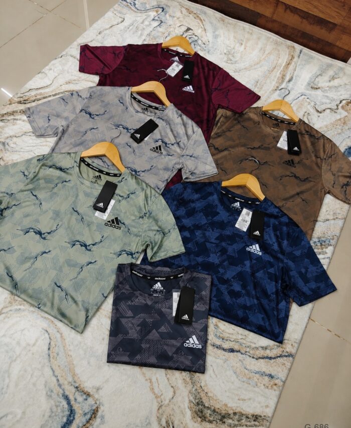 ADI Premium Polyester Sports Round neck T-shirt