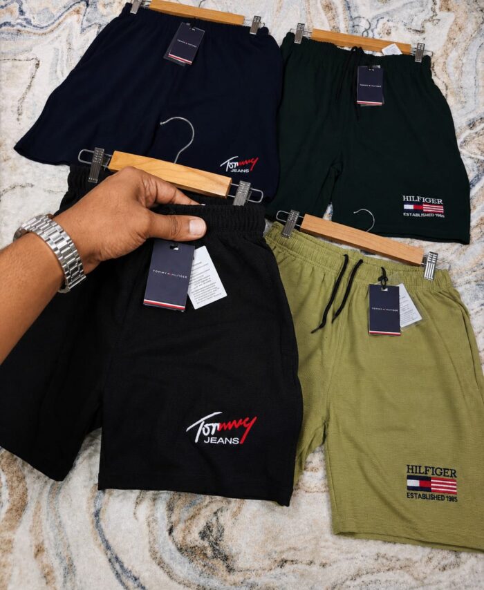 Branded TMY Premium Cotton Lycra Shorts with Back Pockets