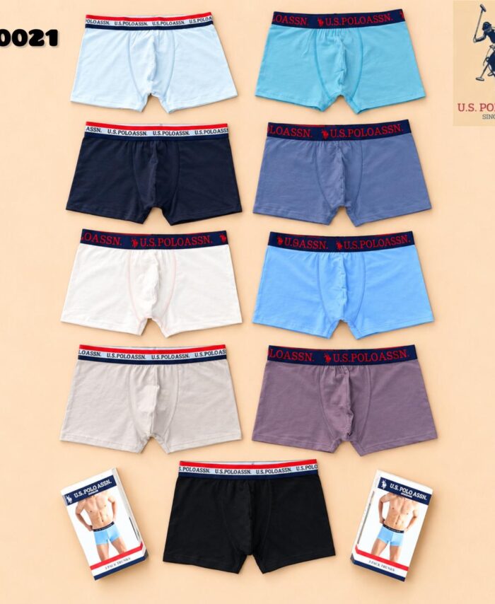 Premium Quality USPA Men's Trunks 3 Pcs Box Pack