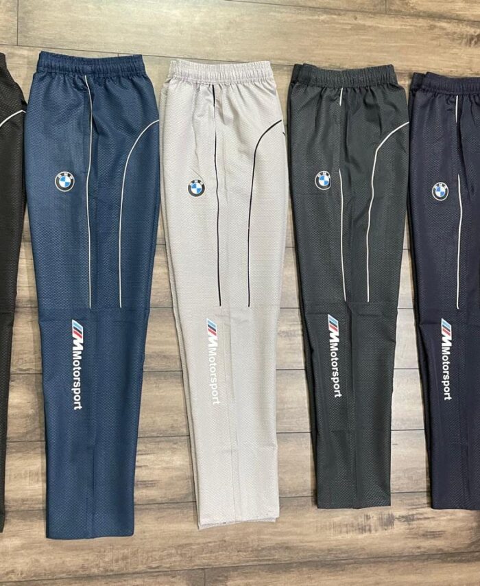 PMA BMW 4 WAY LYCRA WITHOUT CUFF PIPING TRACK PANT