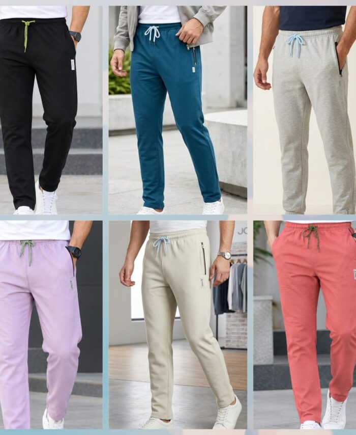 JKEY COTTON LOOP KNIT WITHOUT CUFF TRACK PANT