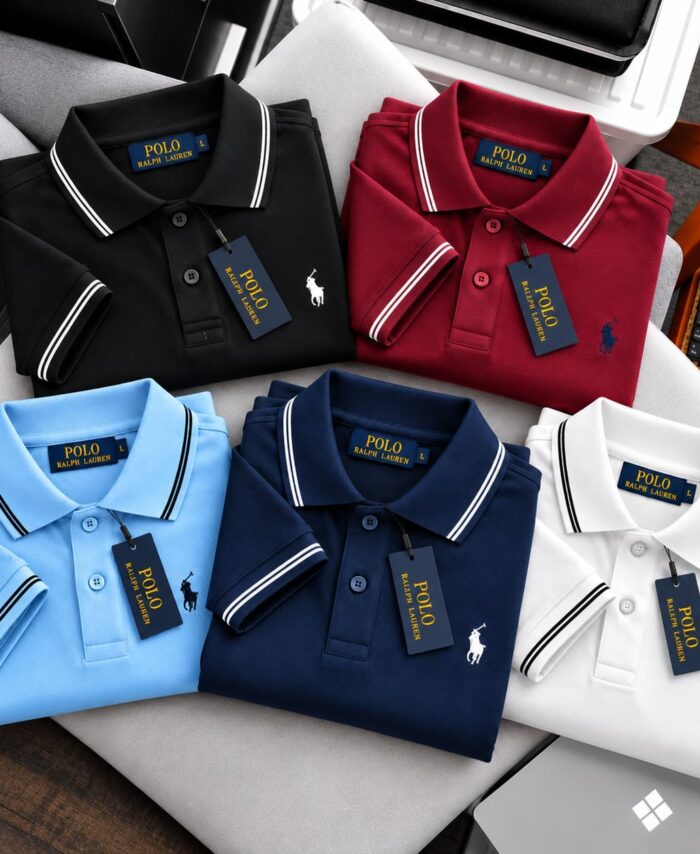 Branded RL POLO Cotton Matty Pique Polo T-Shirt