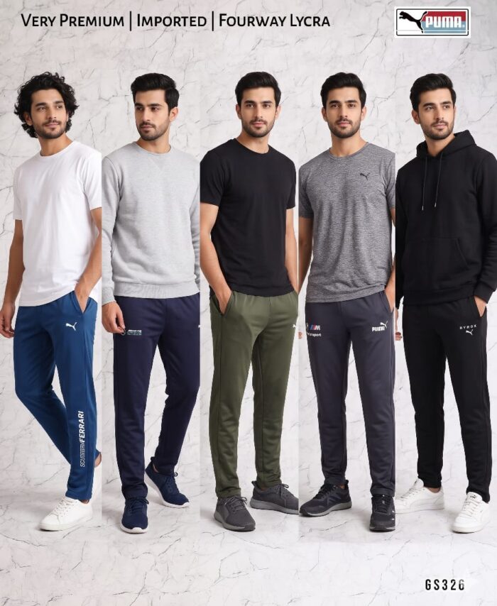 MIX BRAND 4 WAY LYCRA WITHOUT CUFF TRACK PANT