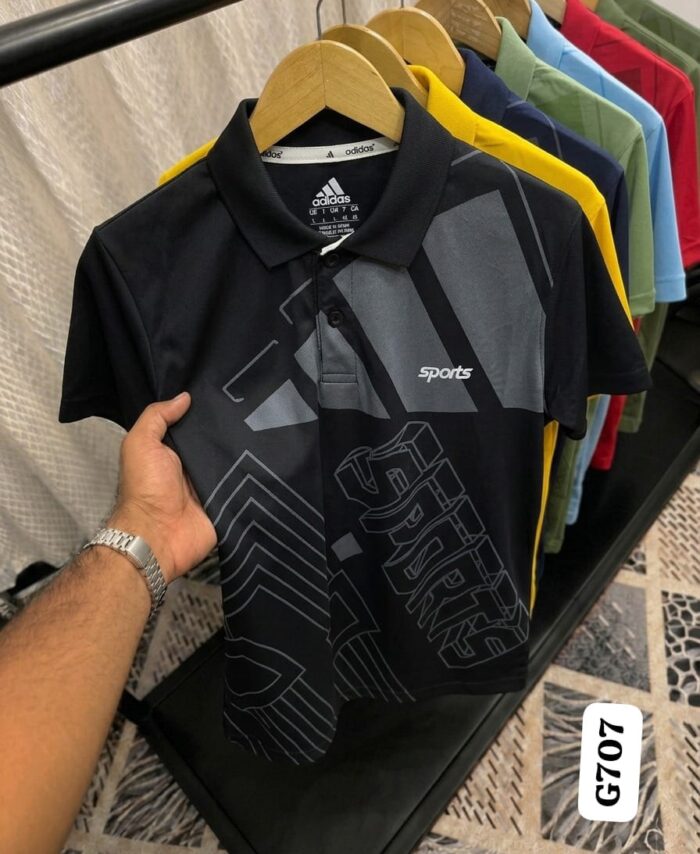 ADIDS Sports Trending Printed Polo T-shirt