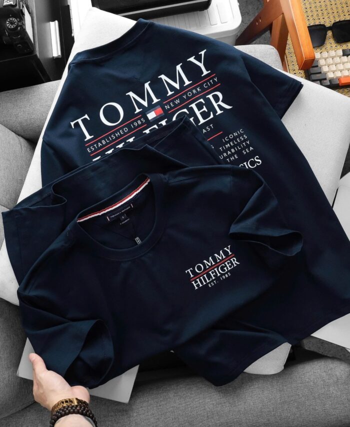 TMY COTTON DROP SHOULDER OVER SIZED T-SHIRT