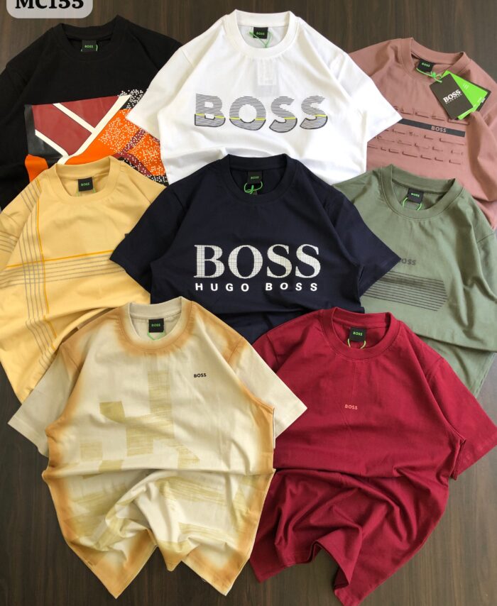 Premium HUGO Cotton Printed Round neck T-Shirt